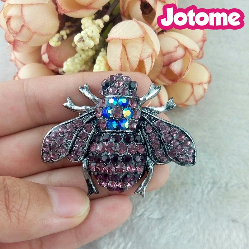 Большой заказ 50 мм винтажная мода Шмель пчела Стразы Броши Булавки Женская