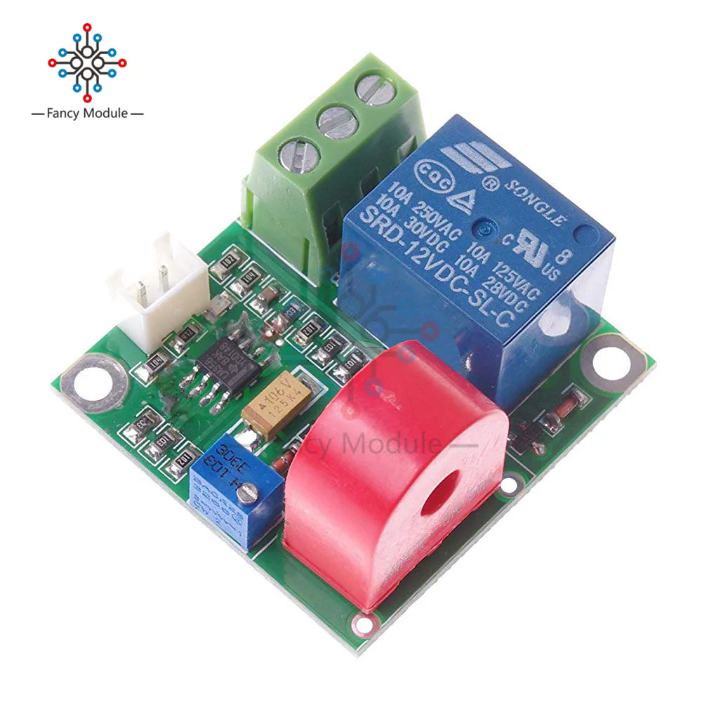 12 В модуль обнаружения переменного тока датчика 0-5A Переключение с 1-канальным