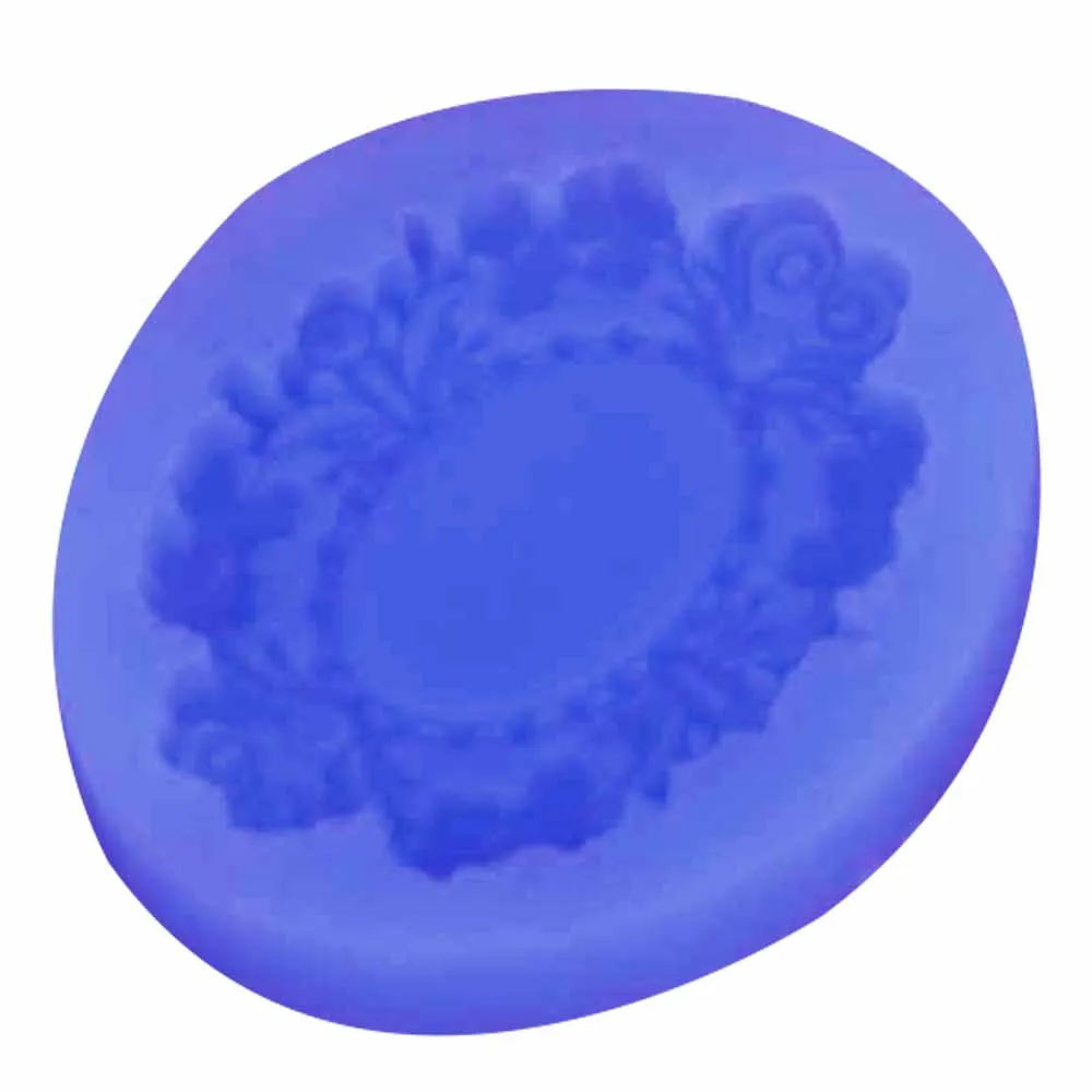 10PCS/SET Mirror Frame Shaped 3D Silicone Mold Fondant Chocolate Candy Clay Jelly Molds Cake Decorating Tools m813 | Дом и сад