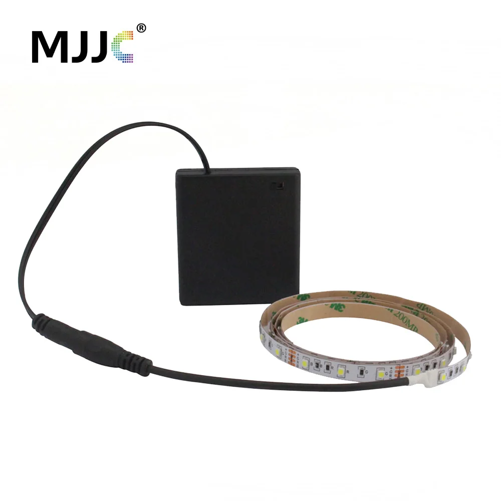 Светодиодная ленсветильник на батарейках 50 см 1 м 2 3 м|led stripe warm|led stripebattery powered led strip