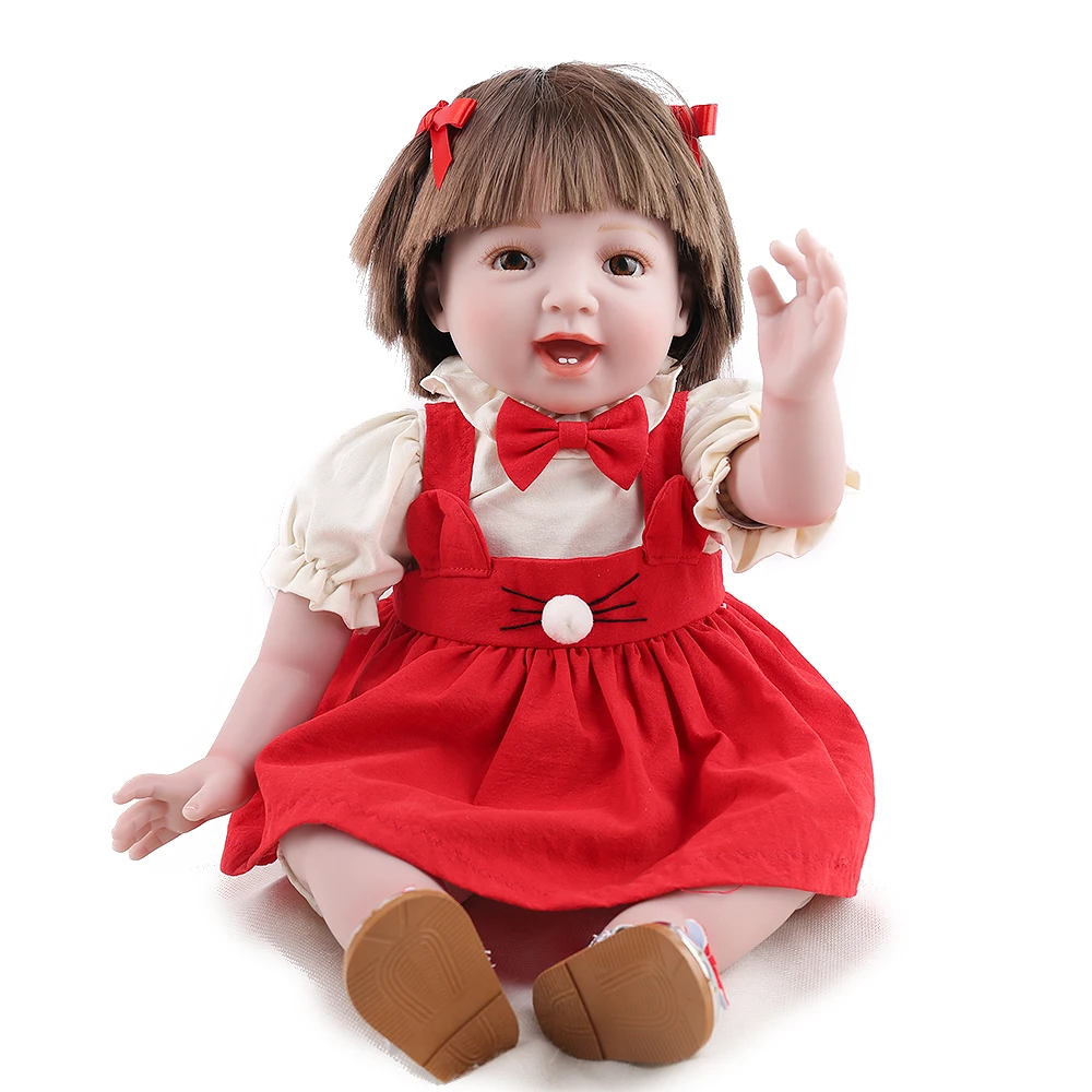 Кукла Reborn Одежда для новорожденных красное модное платье в новом стиле красивая