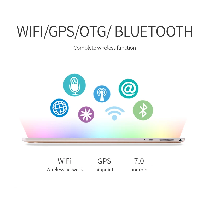 10,2 дюймов Android 7,0 Планшетные ПК 4 ГБ+ 64 ГБ Tablette 3g 4glte Телефонный звонок Двойные sim-карты планшеты компьютеры Bluetooth, Wi-Fi IPS1920x1280