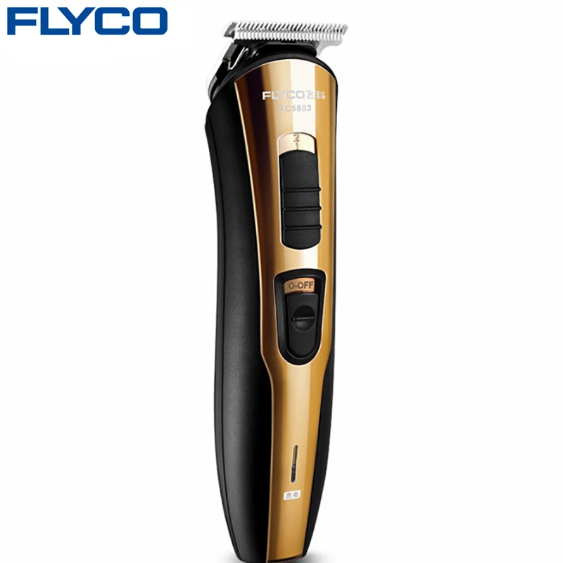 Профессиональный триммер для волос FLYCO профессиональная перезаряжаемая машинка
