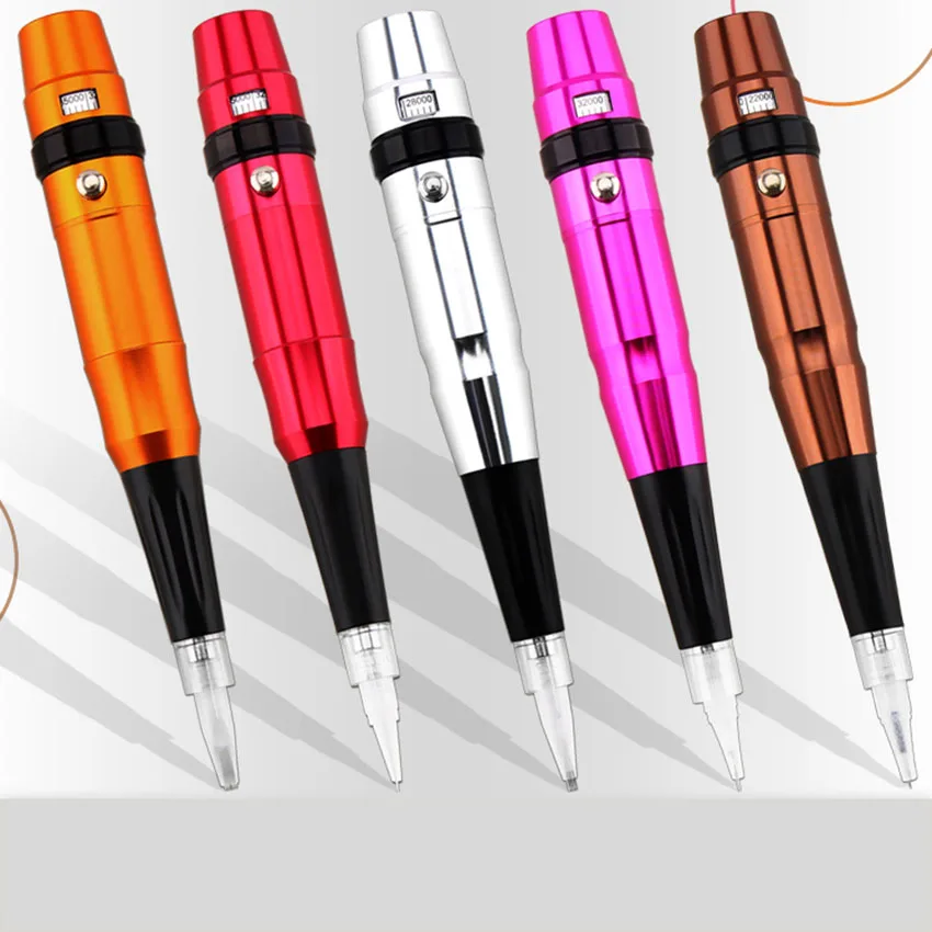 Машинка для татуажа Вращающаяся ручка Перманентный макияж подводка бровей губ