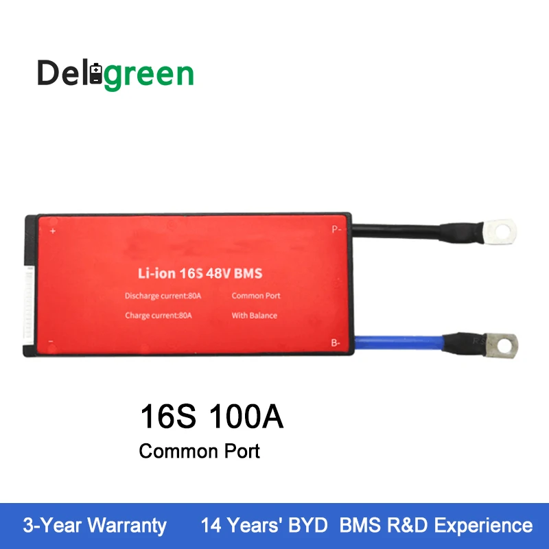 Deligreen 16 S 100A 60 в PCM/PCB/BMS для Li-PO LiNCM батарейный блок 18650 Lithion ионный аккумулятор |