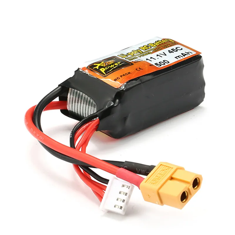 Фото Zep Power 11 1 В 500 мАч 45C 3S аккумуляторная Lipo батарея XT60 Разъем для RC дронов FPV Quadcopter Zep Power 11 1 В 500 мАч 45C 3S аккумуляторная Lipo батарея XT60 Разъем для RC дронов FPV Quadcopter