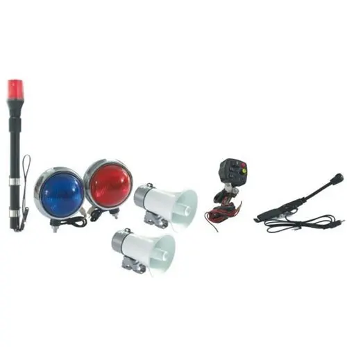 Lamadaled DC12V красный синий круглый светодиодный повышенной яркости полицейский Мотоцикл стробоскопы мотоцикл передняя вспышка сигнальная лампа - Цвет: Темно-серый