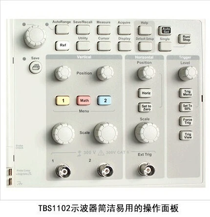 Цифровой осциллограф TEKTRONIX TBS1102 100 МГц 2 канала частота дискретизации 1. 0GS/s |