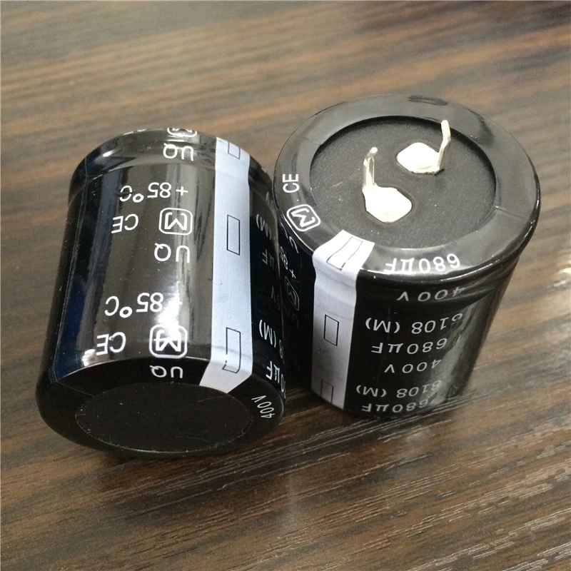 2 шт. 680 мкФ 400 В UQ серии 35x40 мм 400V680uF Snap in PSU алюминиевый электролитический