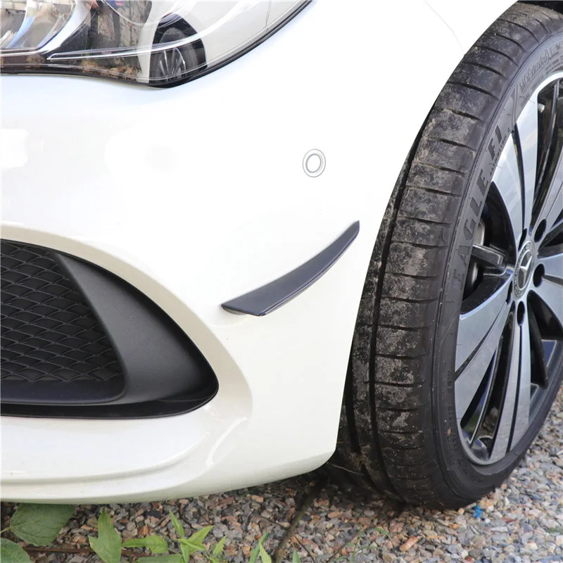 2PCS Option 5 Для Mercedes-Benz CLA250 передние Автомобильные наклейки на бампер CLA W117 amg задний бампер C117 аксессуары воздушный нож в сетку модификация - Название цвета: 2PCS Option 5