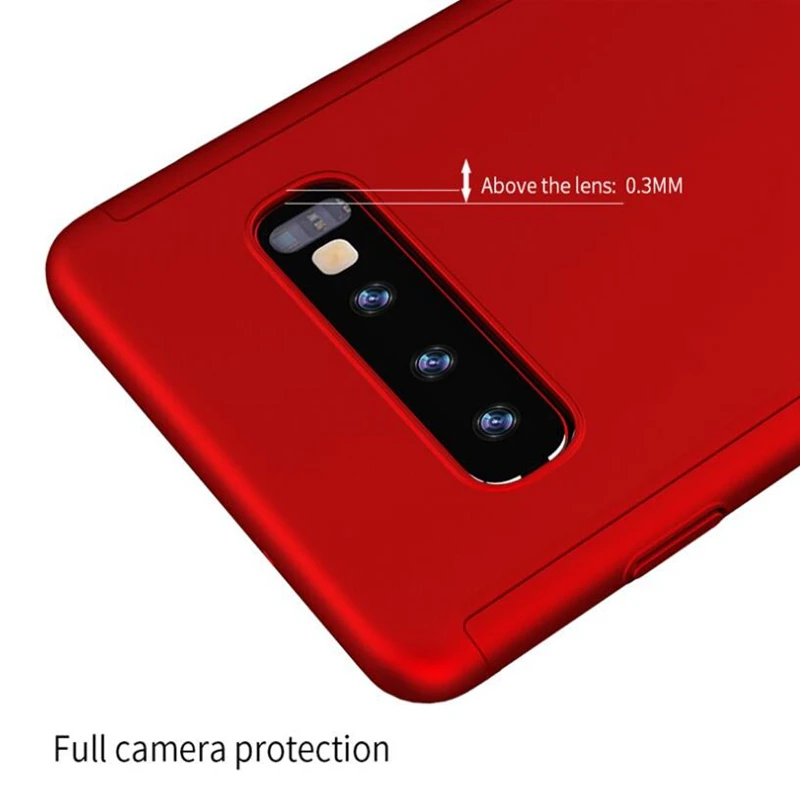 360 Полное покрытие противоударный чехол для Samsung s10 5G m10 m20 m30 Жесткий ПК Обложка j5 j3