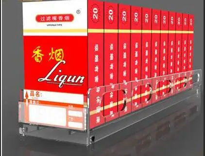 293*60 мм PC Прозрачный все в одном магазине полка для супермаркета толкатель