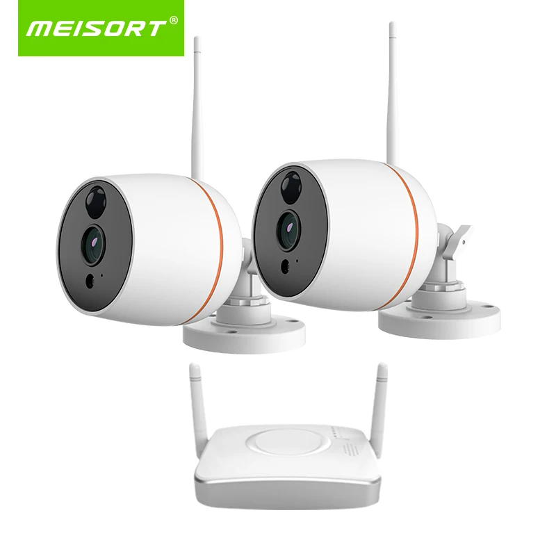 Meisort Беспроводная система видеонаблюдения 1080P NVR с МП наружной камерой