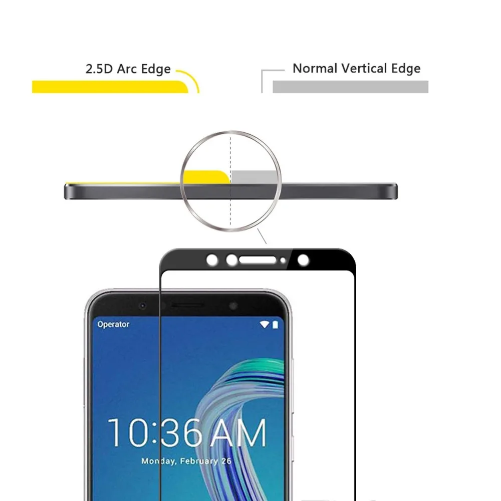 Защитное стекло закаленное для Asus Zenfone Max Pro M1 ZB601KL | Мобильные телефоны и