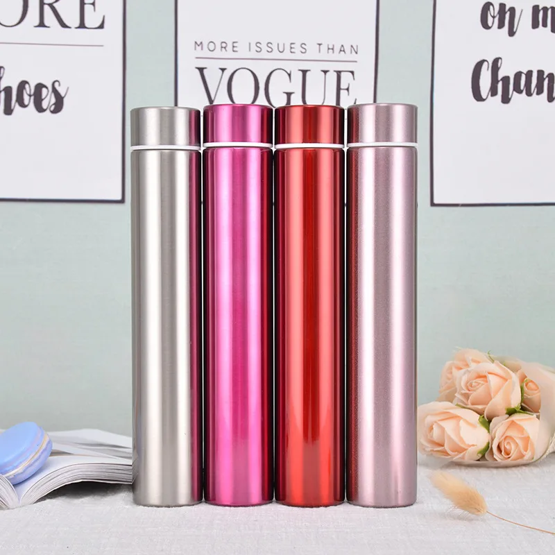 

260Ml 4 Style Solid Water chilly Bottle coffee Tea flask thermos For Women Travel Hot Summer Vacuum Flasks Wolf Thermos swig cup