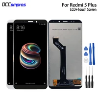 for xiaomi redmi 5 plus lcd display touch screen digitizer replacement for redmi 5 plus display screen lcd phone parts freetools