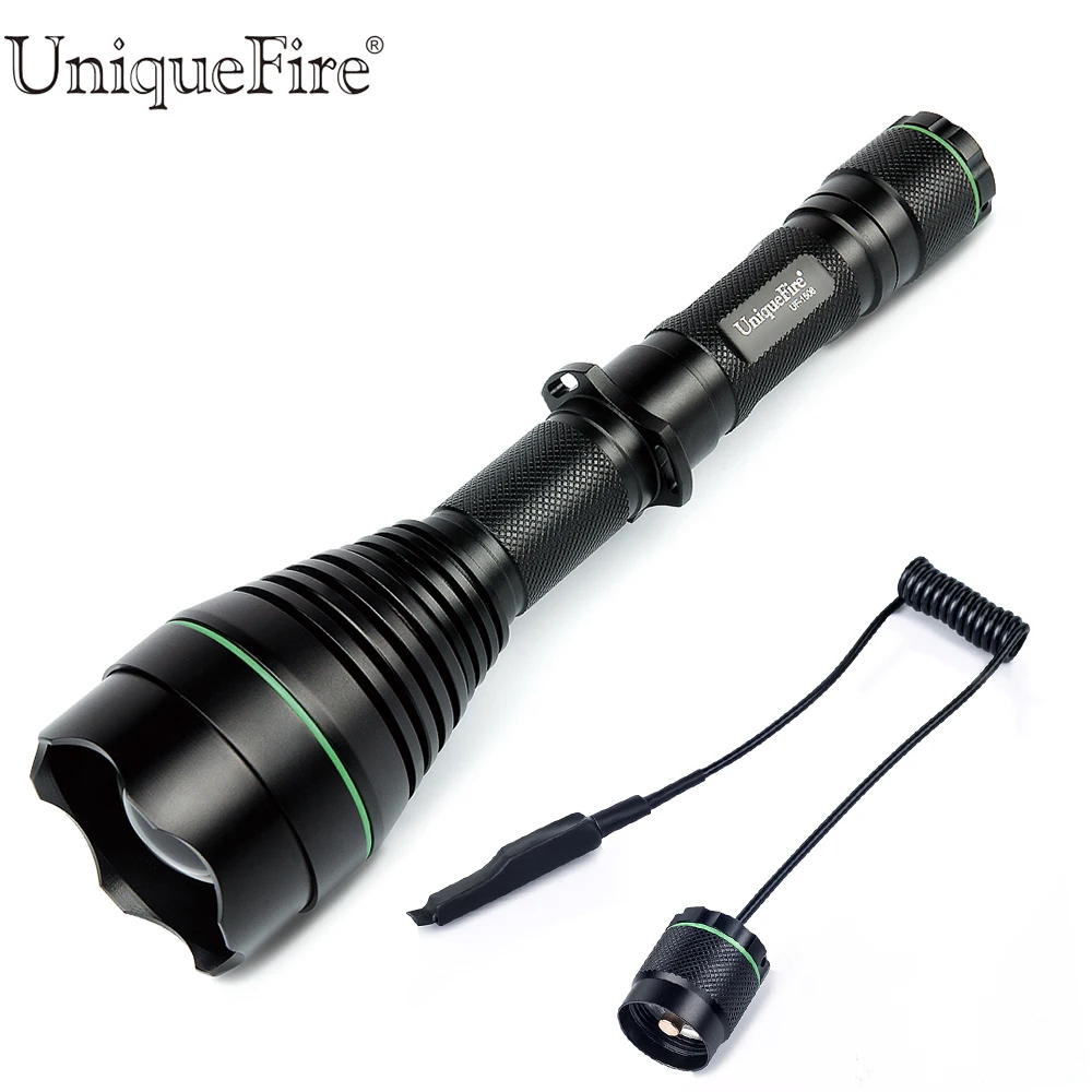 

UF-1508 850nm Led Lanterna Torch T50 Infrared Flashlight 3 Modes Tactical Zoom Led Flashlight+Pressure Switch f.Battery 18650