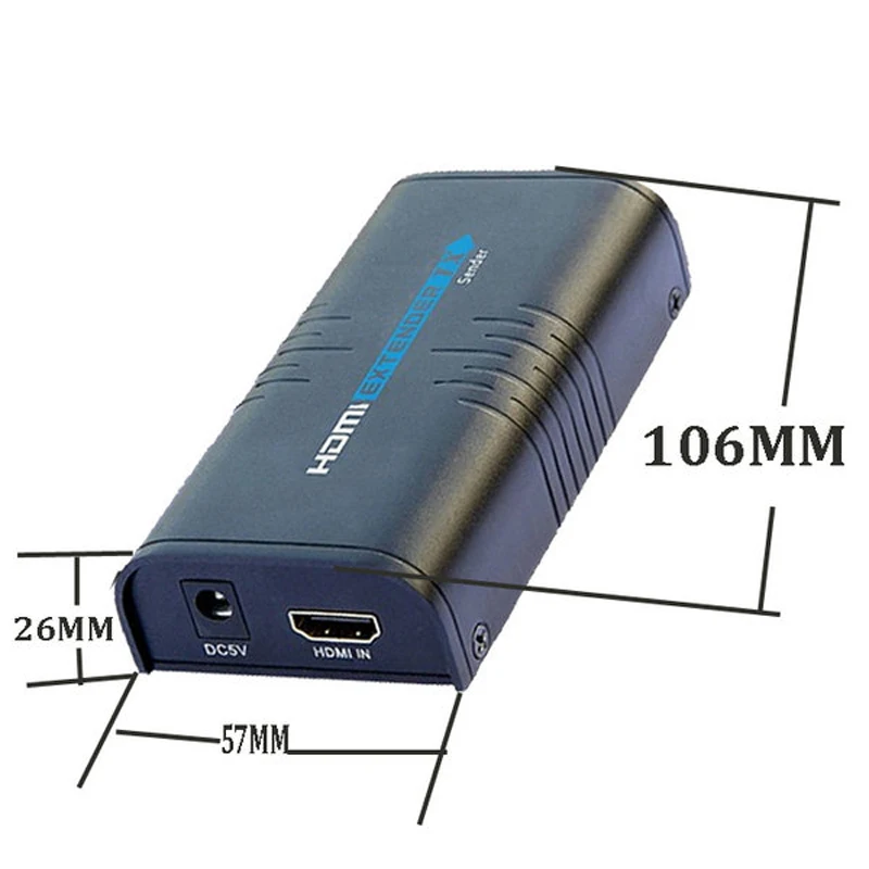 LKV373 V4.0 HDMI удлинитель видео передатчик + приемник по Cat5e/Cat6 1080P до 100 м Ethernet сетевой TX