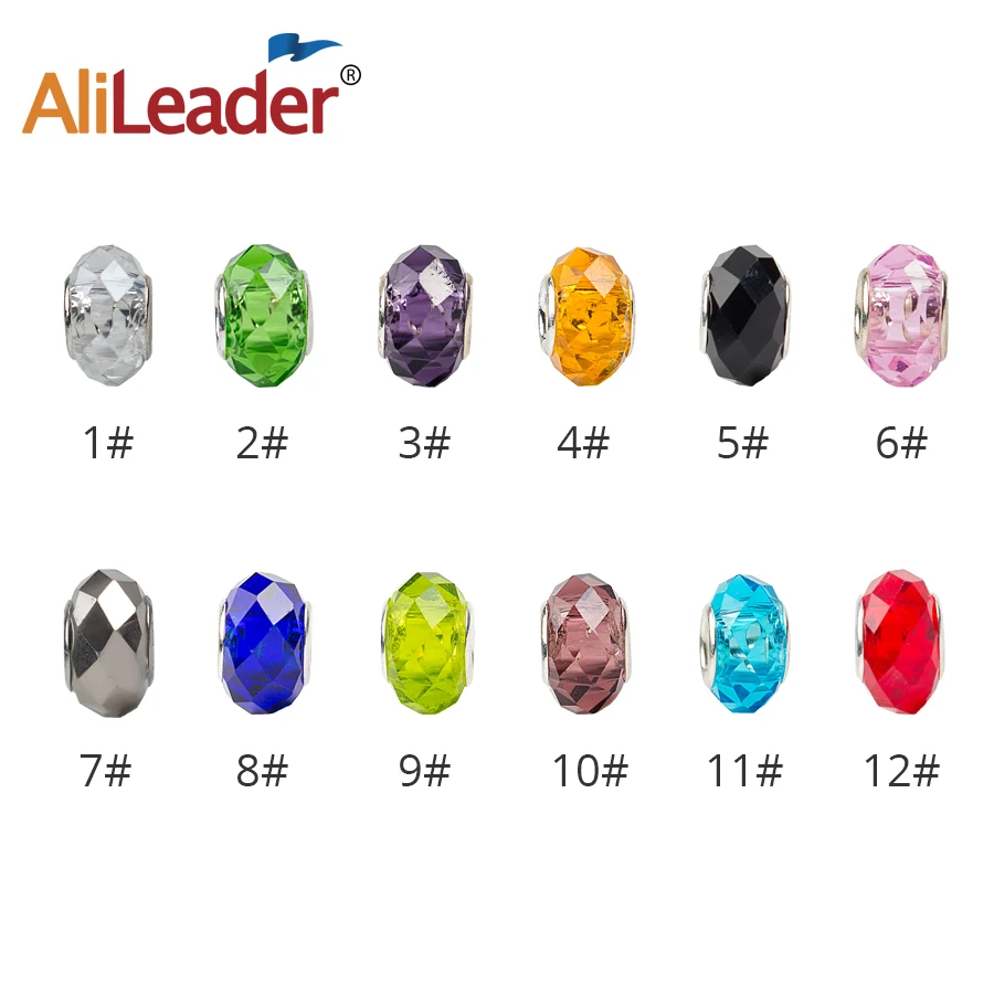 AliLeader 10 шт. плетеные украшения бусины для волос шарик аксессуары наращивания