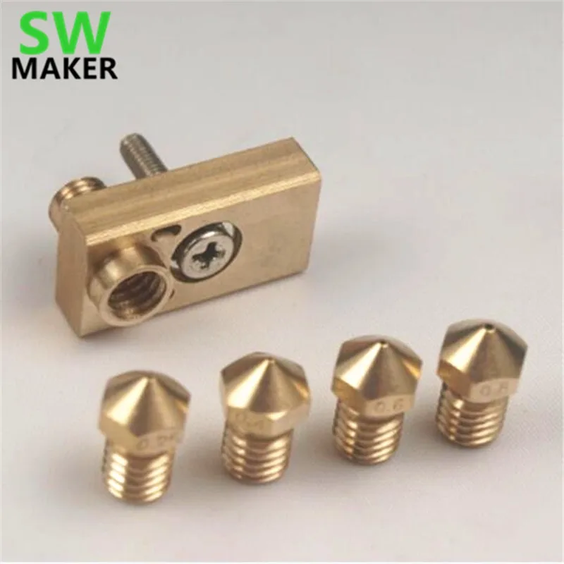 Ultimaker 2 + Олссон Набор кубиков для DIY 3D принтеры 1 75 мм/3 мм нити hotend сопла Сменные (0 25