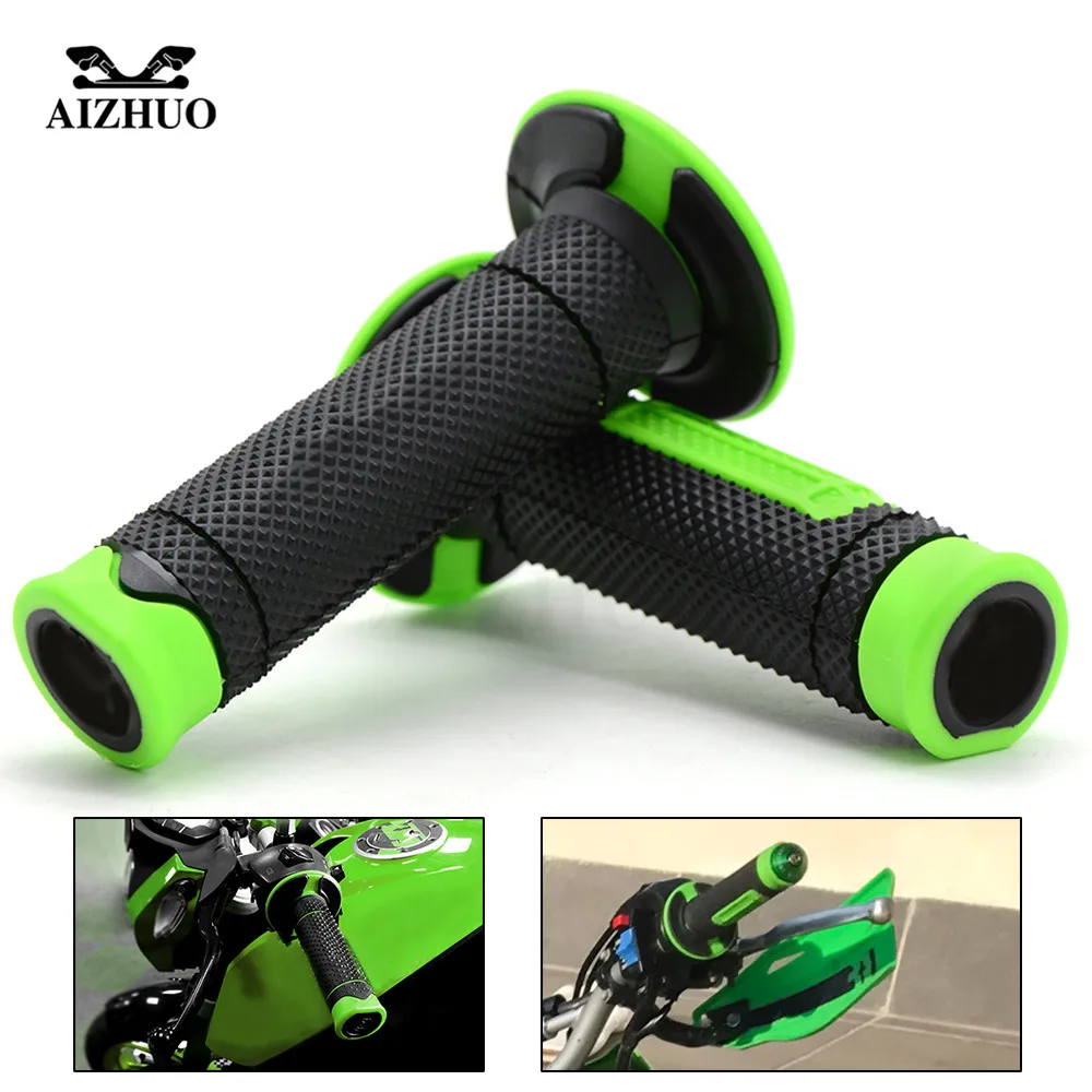 7/8 &quot22 мм ручки для мотоцикла резиновая ручка Kawasaki NINJA 650R/ER6F/ER6N W800 ZX 6 ZX9R ZXR400 600 VERSYS