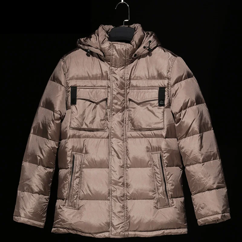 MALIDINU 2023 Brand Down Jacket Men Winter Down Coat Parka High Quality Thick Warm Winter Jackets Mens Duck Down Coat For Men