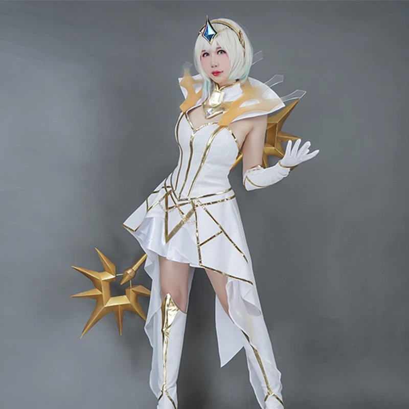 

Lux Luxanna Lady of Luminosity Cosplay Fancy Dress Cosplay Costume COSPLAYONSEN