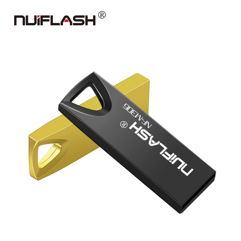 Nuiflash USB флеш-накопитель 128 Гб 64 ГБ 32 ГБ Флешка флеш-накопитель usb флешка 16 ГБ 8 ГБ 4 ГБ карта памяти металлическая ручка-накопитель бесплатный подарок
