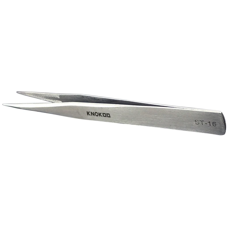 Пинцет KNOKOO 50 шт./упак. ST Series из нержавеющей стали|tweezer stainless|tweezers for electronicstweezers electronic