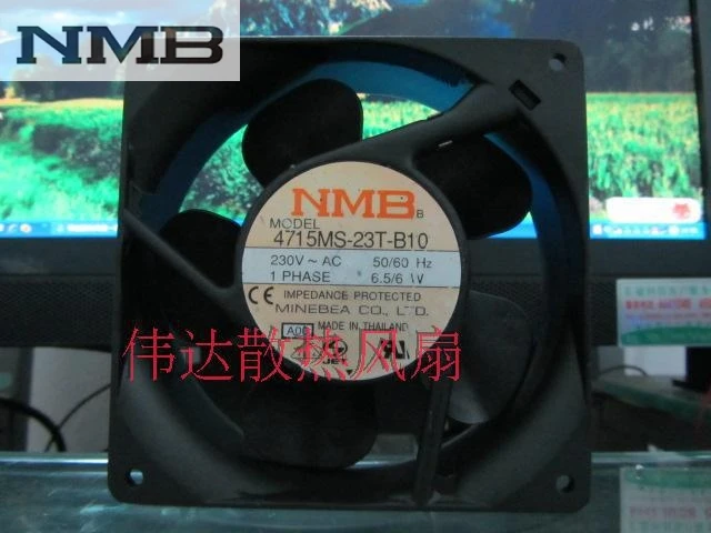 Original For NMB 4715MS-23T-B10 AC 230V 6.5/6W 12cm 120mm 12038 industrial cooling fan