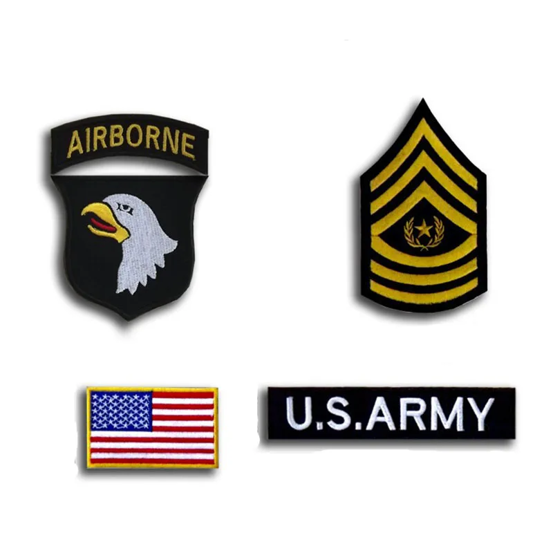Тактический Патч 101 Airborne Division военный Morale знак с кричащим орлом вышивка
