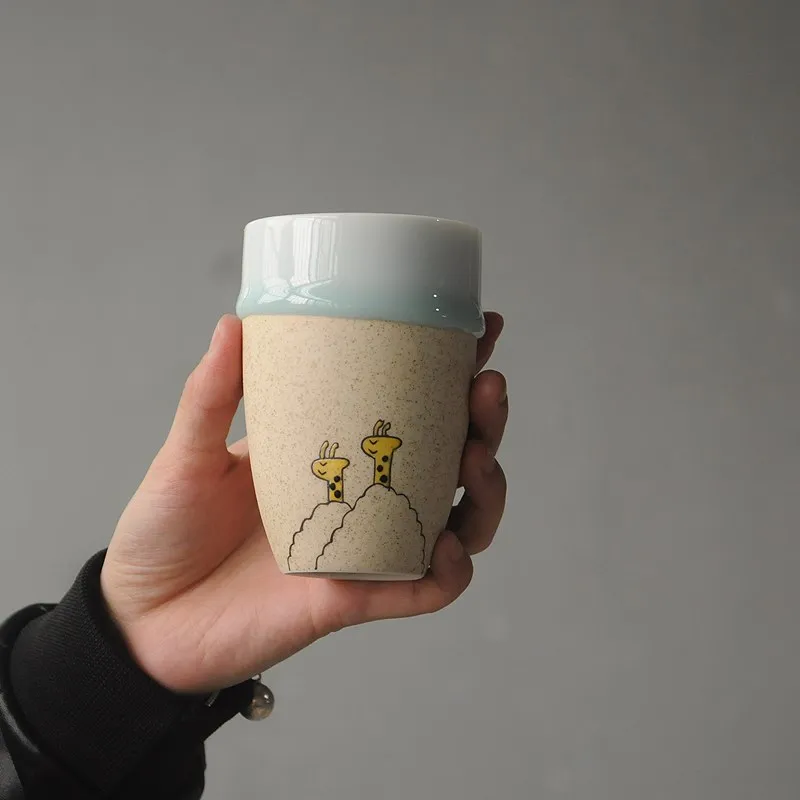 200 мл с милым рисунком кота матовый Керамика под давлением и температурой вода