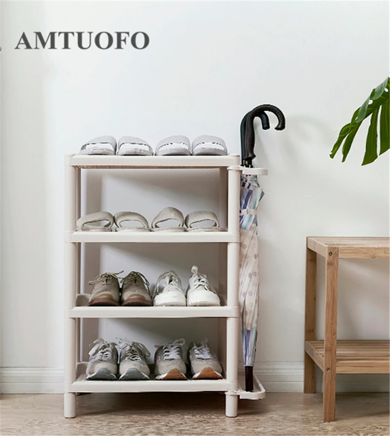 AMTUOFO многослойная Простая подставка для обуви бытовой Пластик