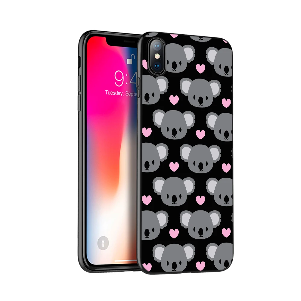Черный чехол из ТПУ для iphone 5 5s se 6 6s 7 8 plus x 10 силиконовый XR XS 11 pro MAX с портретом