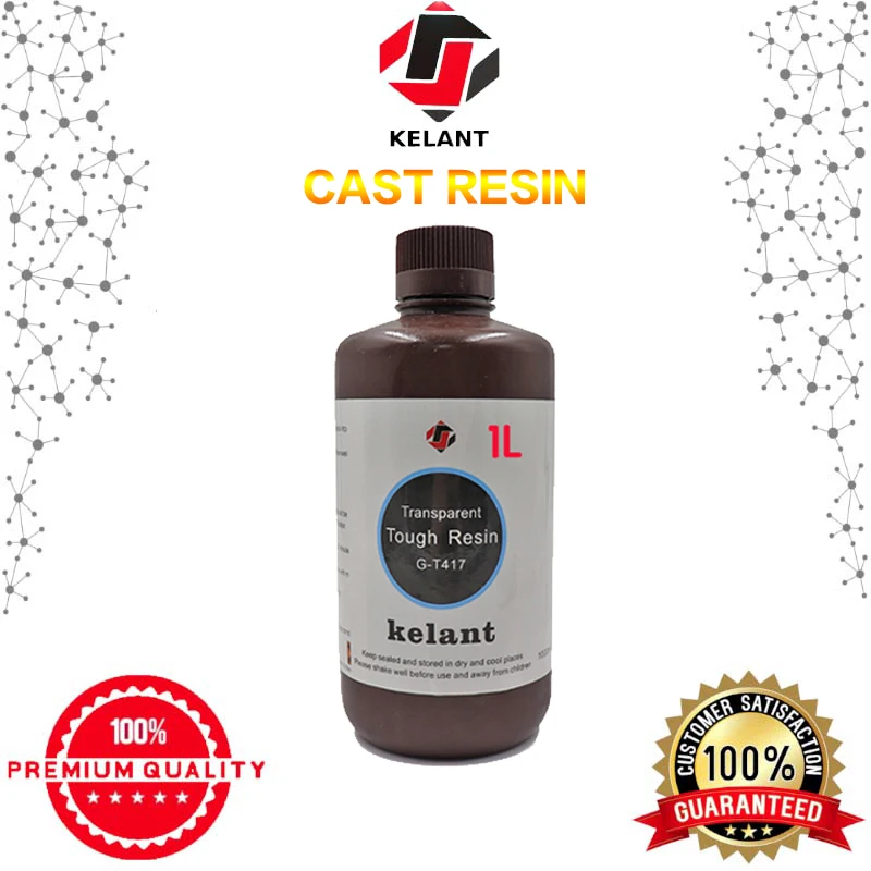 

Kelant 405nm UV Cast Resin For Photon 3D Printer Printing Material LCD UV Sensitive casting 1L Liquid Bottle SLA printers parts