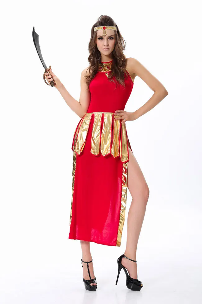 

Free Shipping Red Greek Goddess Sexy Costume Cheap Halloween Costumes Adult 3S1460 Hot Sale Sexy Party Costumes