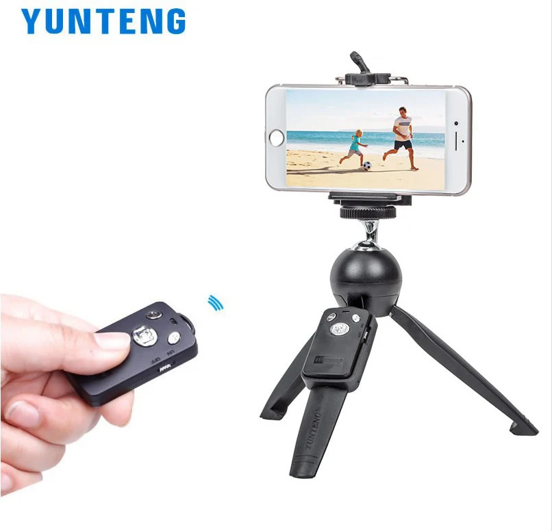 Настольный мини-штатив Yunteng 208 Ручной штатив для фотосъемки в реальном времени