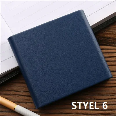 STYEL 6 Карманный чехол для хранения табака из искусственной кожи, чехол для хранения дыма, мужской деловой чехол для сигарет, коробка для курения, рождественские подарки - Цвет: STYEL 6