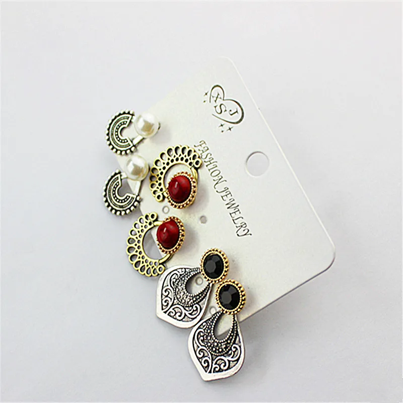 Новые Ретро женские модные ювелирные изделия оптом девушки разборные день