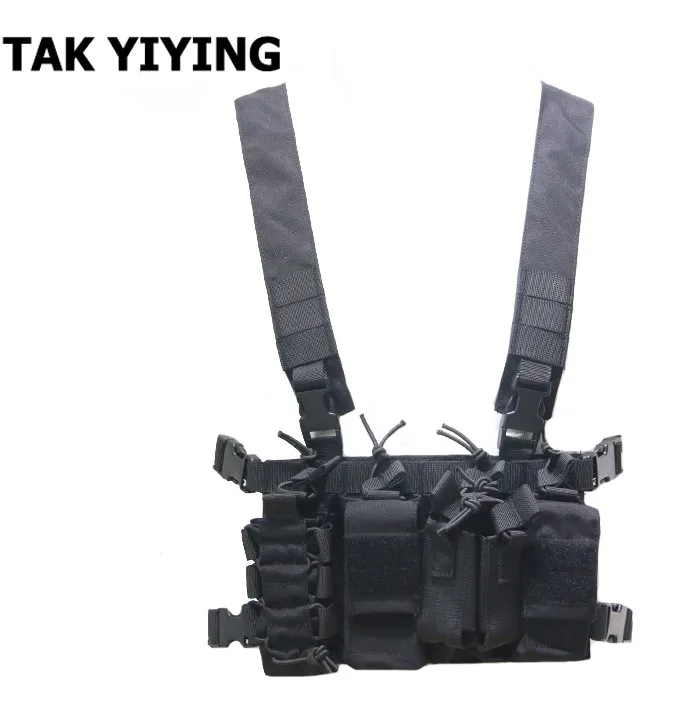 TAK YIYING тактический MOLLE Mag сумка с фигурным подтяжками плечевой ремень - Цвет: Black