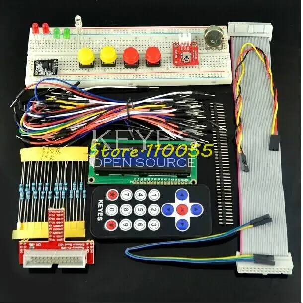 [Простая Кнопка]! Raspberry Pi 3 и 2 Модель B комплект макет 1602 ЖК-дисплей GPIO адаптер