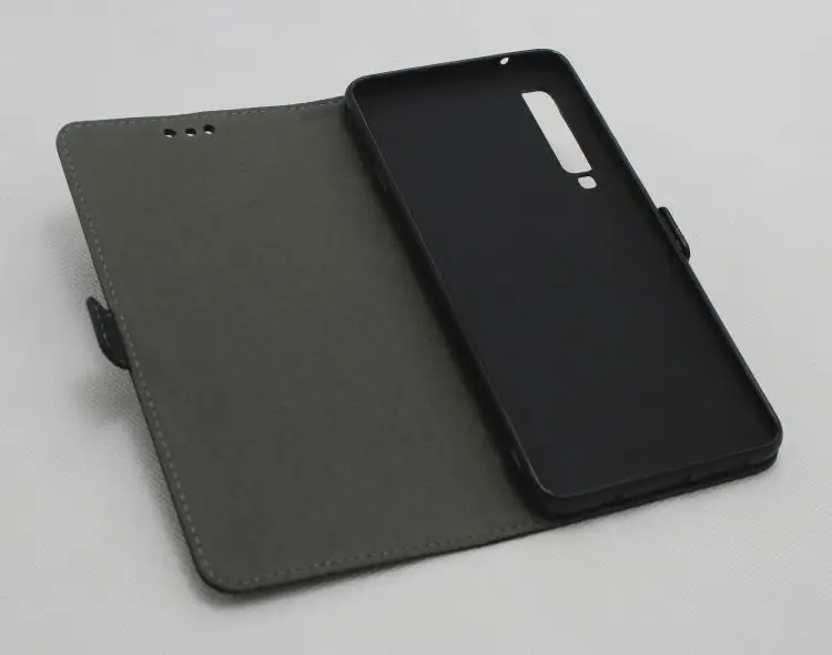 Чехол из натуральной кожи для Samsung A7 2018 откидной задняя крышка чехлы Galaxy корпус