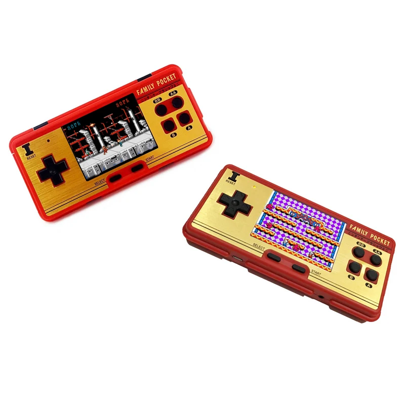 Портативная портативная игровая консоль с 638 классическими играми 8 битная ретро
