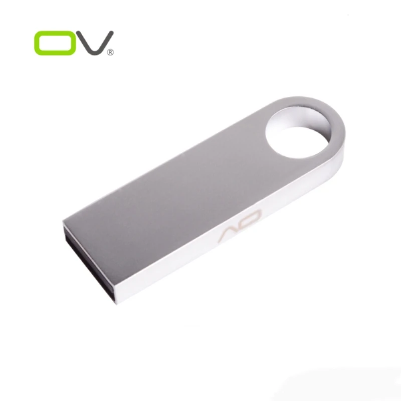 Флеш накопитель OV 8 ГБ 16 32 64 usb 2 0 интерфейс U диск серебристый металл прочный