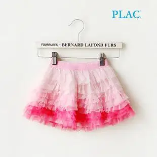 2014 new fashion designed brand Girls princess tutu skirts high quality kids skirt children veil Gradient design | Мать и ребенок