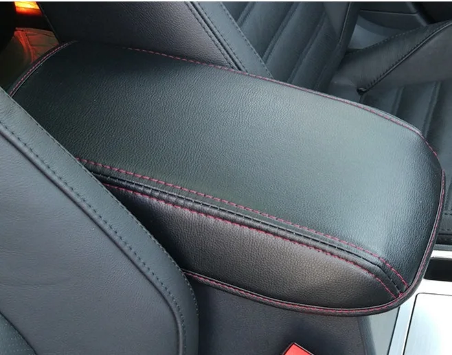1004 Автомобильная центральная консоль подлокотник коробка крышка DIY кожаный защитный коврик для Toyota Camry 2012 2013 - Название цвета: 1004