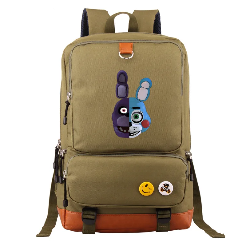 16 Рождественский подарок игры Five Nights at Freddys мальчик девочка школьная сумка женский рюкзак подростковые школьные сумки холщовый мужской студенческий рюкзак - Цвет: 16