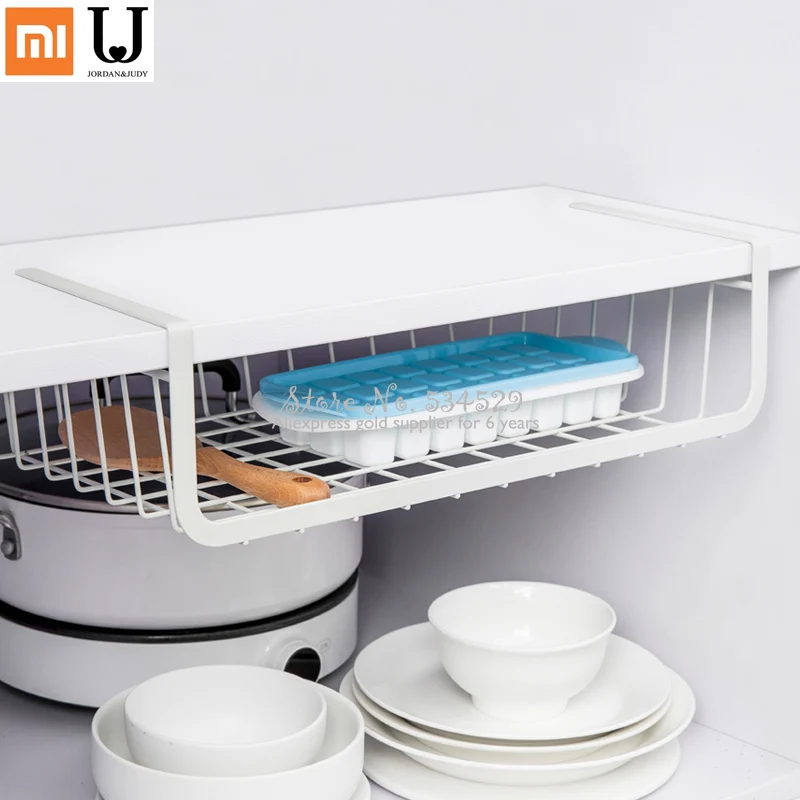 Умный дом Xiaomi висит под полкой хранения железная сетка корзина шкаф двери шкафа