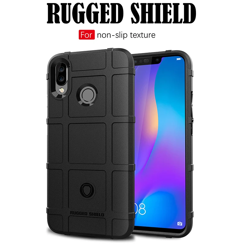 Противоударный мягкий силиконовый чехол для Huawei Nova 3i Защитный матовый