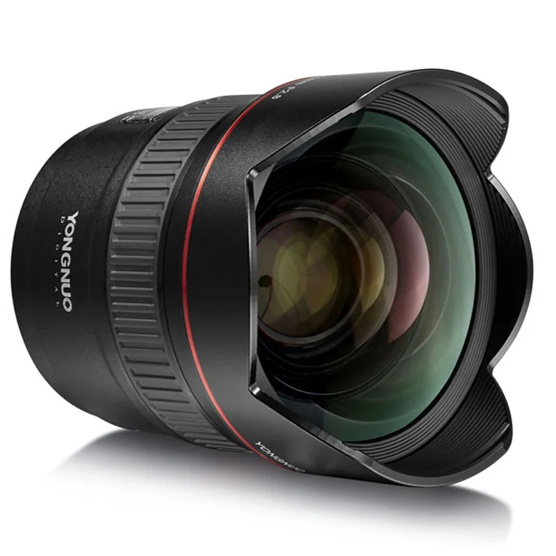 YONGNUO YN14mm F2.8 большая апертура AF/MF 114 Диагональ ультра-широкоугольный объектив с фиксированным фокусом для камеры Canon DSLR EOS